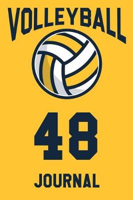 Book cover for Volleyball Journal 48