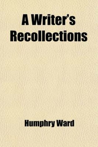 Cover of A Writer's Recollections