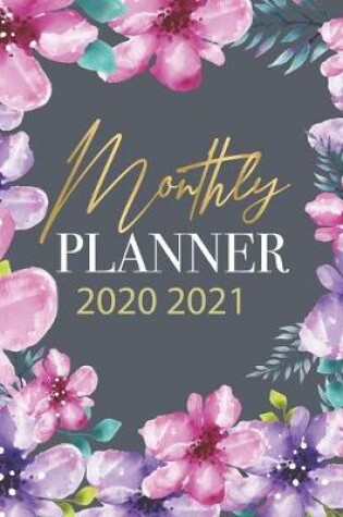 Cover of Monthly Planner 2020 2021