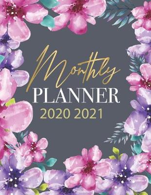 Book cover for Monthly Planner 2020 2021