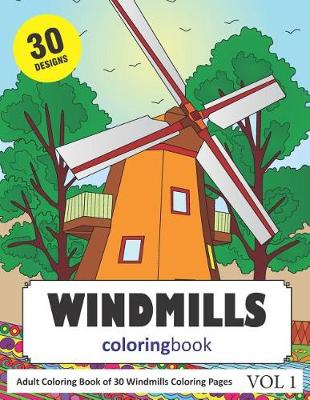 Book cover for Windmills Coloring Book