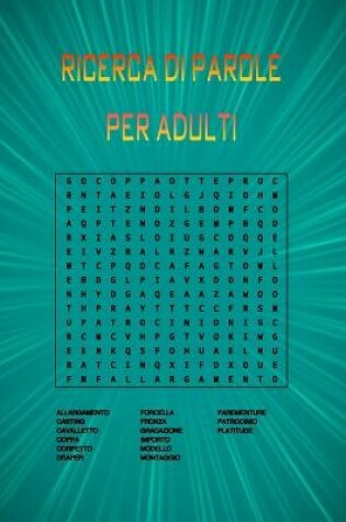 Cover of Ricerca di parole per adulti