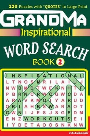 Cover of GRANDMA Inspirational WORD SEARCH Book