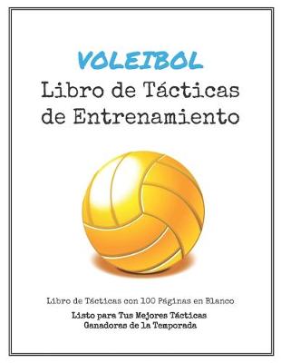 Book cover for Libro de Tacticas de Entrenamiento de Voleibol