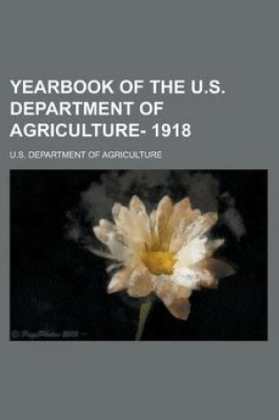 Cover of Yearbook of the U.S. Department of Agriculture- 1918
