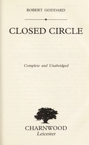 Book cover for Closed Circle