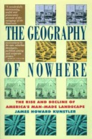 Cover of The Geography of Nowhere
