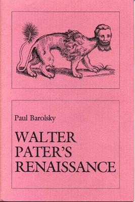 Book cover for Walter Pater's Renaissance