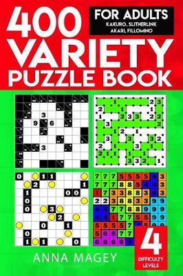 Cover of 400 Variety Puzzle Books for Adults