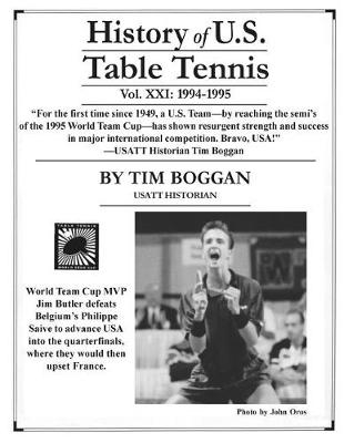 Book cover for History of U.S. Table Tennis, Volume 21
