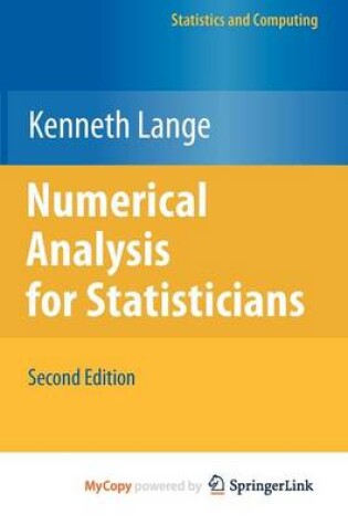 Cover of Numerical Analysis for Statisticians