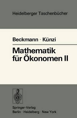 Cover of Mathematik fur Okonomen