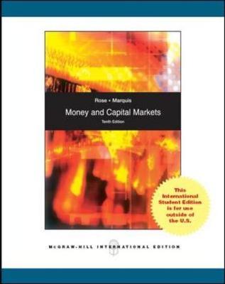 Book cover for MONEY AND CAPITAL MARKETS WITH S&P CARD