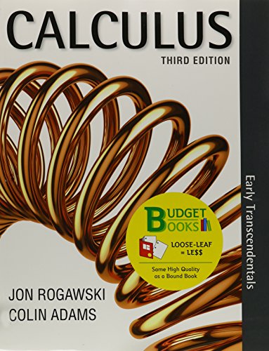 Book cover for Loose-Leaf Version for Calculus: Early Transcendentals Combo 3e & Launchpad for Rogawski's Calculus: Early Transcendentals 3e (Twenty-Four Month Access)