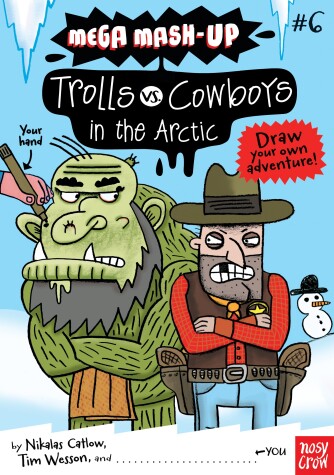 Book cover for Trolls vs. Cowboys in the Arctic