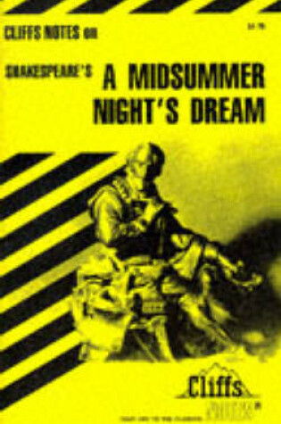 Cover of Notes on Shakespeare's "Midsummer Night's Dream"