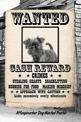 Book cover for Affenpinscher Dog Wanted Poster