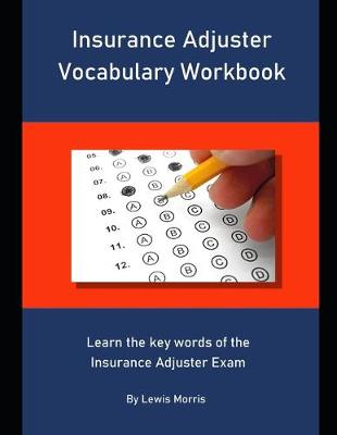 Book cover for Insurance Adjuster Vocabulary Workbook