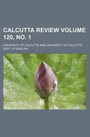 Cover of Calcutta Review Volume 120, No. 1