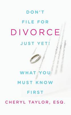 Book cover for Don't File For Divorce Just Yet