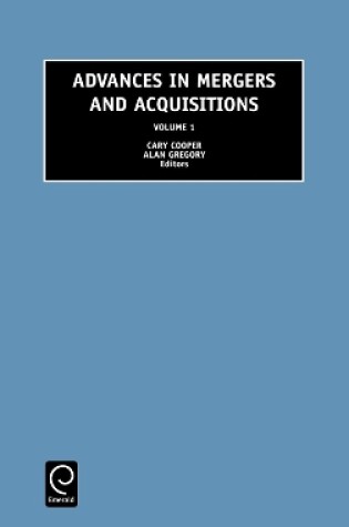 Cover of Advances in Mergers and Acquisitions