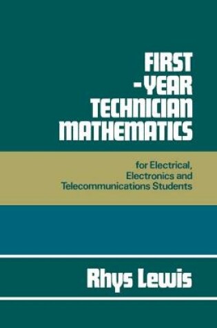 Cover of First Year Technician Mathematics