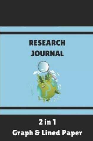 Cover of Research Journal 2 in 1 Graph & Lined Paper
