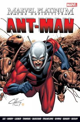 Book cover for The Marvel Platinum: Definitive Ant-Man