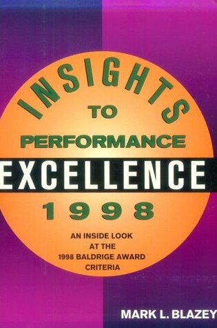 Cover of Insights to Excellence 1997