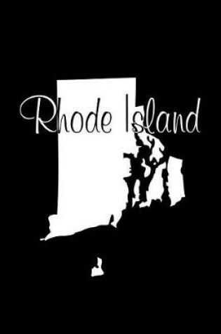 Cover of Rhode Island - Black Lined Notebook with Margins