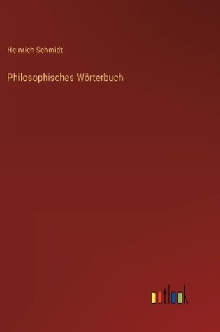 Cover of Philosophisches Wörterbuch