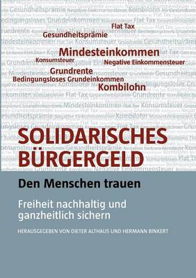 Book cover for Solidarisches Burgergeld - den Menschen trauen