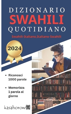 Book cover for Dizionario Swahili Quotidiano