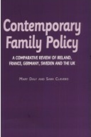 Cover of Contemporary Family Policy