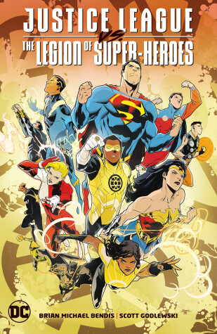 Book cover for Justice League Vs. The Legion of Super-Heroes