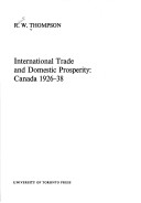 Book cover for International Trade and Domestic Prosperity