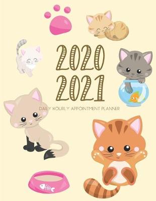 Book cover for Daily Planner 2020-2021 Kitten Cat 15 Months Gratitude Hourly Appointment Calendar