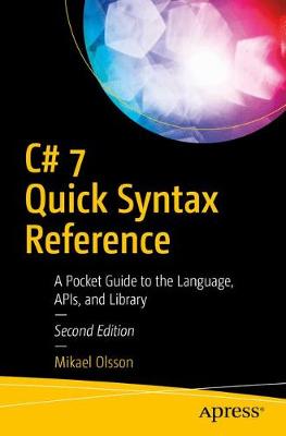 Book cover for C# 7 Quick Syntax Reference