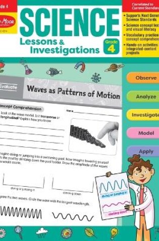 Cover of Science Lessons and Investigations, Grade 4 Teacher Resource