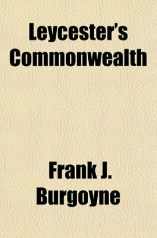 Cover of Leycester's Commonwealth