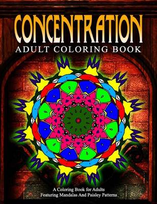 Book cover for CONCENTRATION ADULT COLORING BOOKS - Vol.14