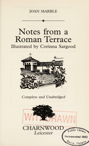 Book cover for Notes From A Roman Terrace