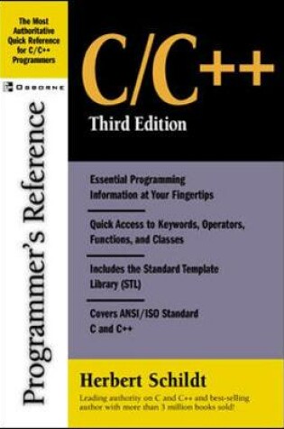 Cover of C/C++ Programmer's Reference, Third Edition