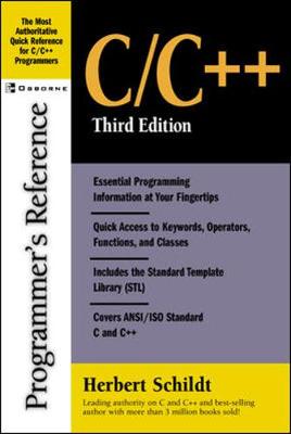 Book cover for C/C++ Programmer's Reference, Third Edition