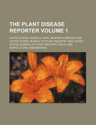 Book cover for The Plant Disease Reporter Volume 1