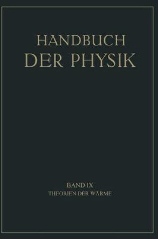 Cover of Theorien der Wärme