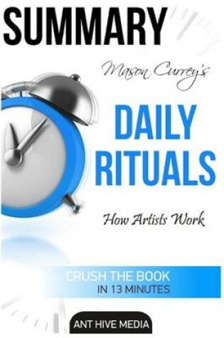 Cover of Mason Currey's Daily Rituals