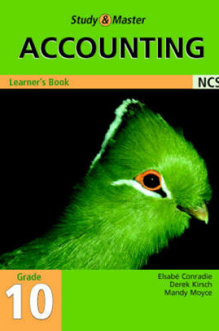 Cover of Study and Master Accounting Grade 10 Learner's Book