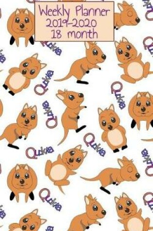 Cover of Quokka 18 Month Weekly Planner 2019-2020