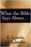 Book cover for What the Bible Says about--